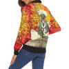 THE SITAR PLAYER All Over Print Bomber Jacket for Women