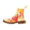 THE ONE BIG QUEEN AND THE MANY LITTLE RED LOBSTERS Women's All Over Print Fabric High Boots