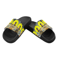 1, 2, 3 V Women's Printed Slides