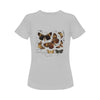 Butterflies 4 Women's Printed Cotton Tee Shirt