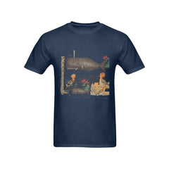The Whale And The Hoopoe Men's Printed Cotton Tee Shirt