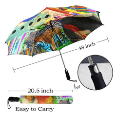 THE BIG PARROT I Semi-Automatic Foldable Umbrella