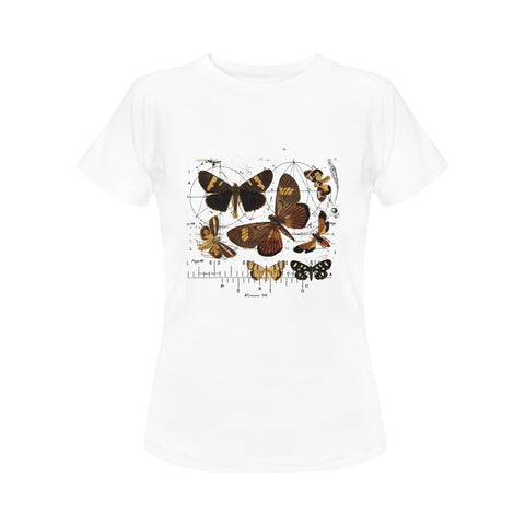 Butterflies 4 Women's Printed Cotton Tee Shirt
