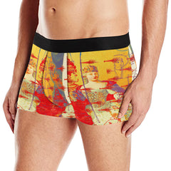 THE ONE BIG QUEEN AND THE MANY LITTLE RED LOBSTERS Men's All Over Print Boxer Briefs