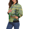 A PACKAGE FOR THE ZEBRAS All Over Print Bomber Jacket for Women