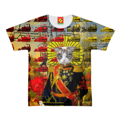 HOLY CATMEN WITH RED AND YELLOW Women's All Over Print Tee