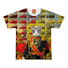 HOLY CATMEN WITH RED AND YELLOW Men's All Over Print Tee