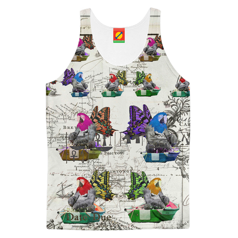 THE ANIMAL MIX BOAT OUTING I Men's All Over Print Tank Top