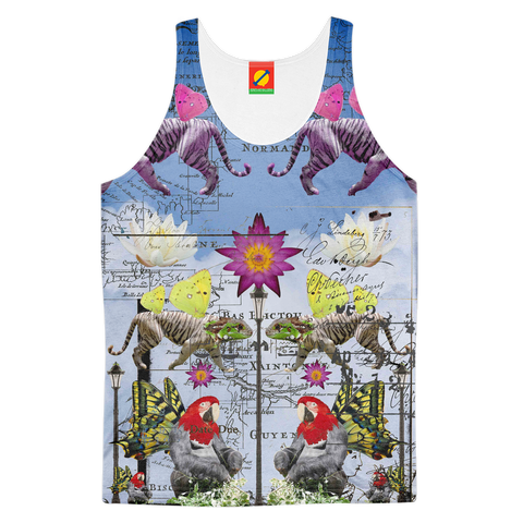 ANIMAL MIX - REFLECTIONS Men's All Over Print Tank Top