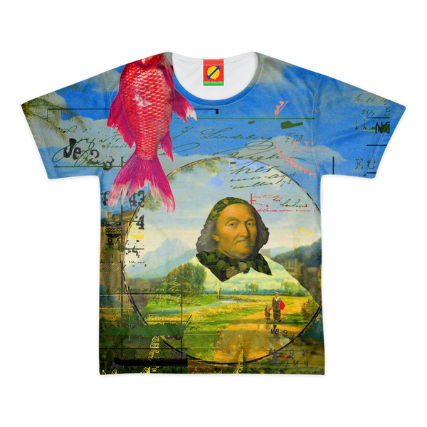 A LANDSCAPE COLLAGE Men's All Over Print Tee