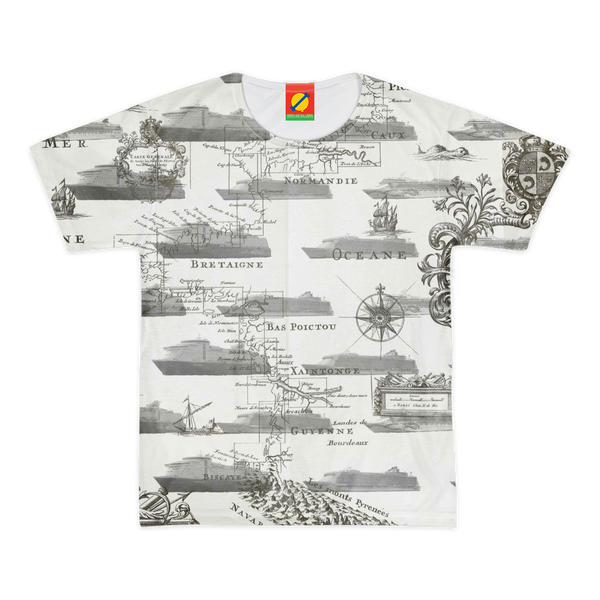 CRUISE SHIP COLLAGE Men's All Over Print Tee