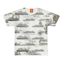CRUISE SHIP COLLAGE Men's All Over Print Tee
