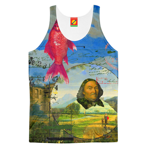 A LANDSCAPE COLLAGE Women's All Over Print Tank Top