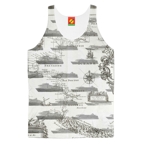 CRUISE SHIP COLLAGE Women's All Over Print Tank Top