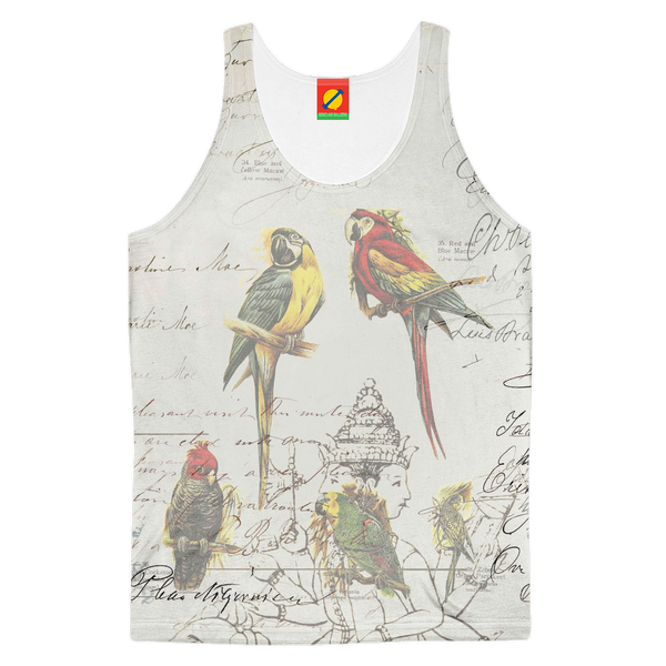 THE PARROT MAP II Men's All Over Print Tank Top