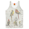 THE PARROT MAP II Women's All Over Print Tank Top