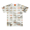 FISH AND A NAUTICAL MAP Men's All Over Print Tee