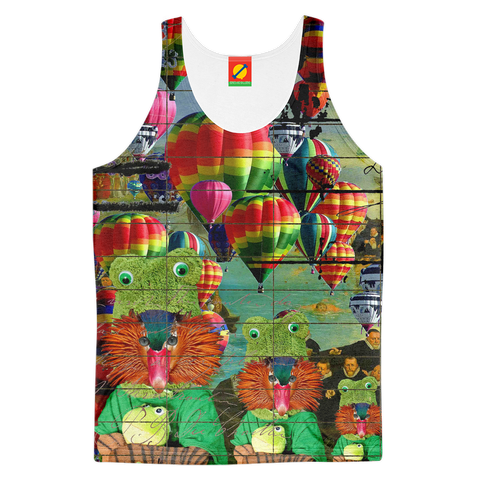 ANIMAL MIX - HOT AIR BALLOONS... AND LOST SOULS Men's All Over Print Tank Top