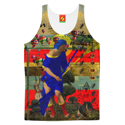 TWO BROOMS Men's All Over Print Tank Top