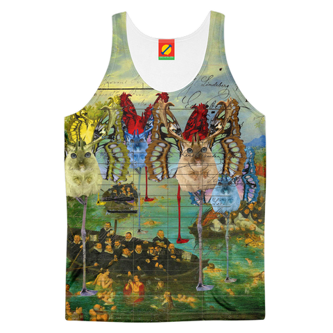 ANIMAL MIX CREATURES AND LOST SOULS AT SE Women's All Over Print Tank Top