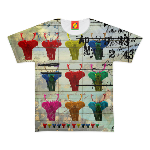 POP ART ANIMAL MIX Women's All Over Print Tee