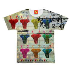 POP ART ANIMAL MIX Women's All Over Print Tee