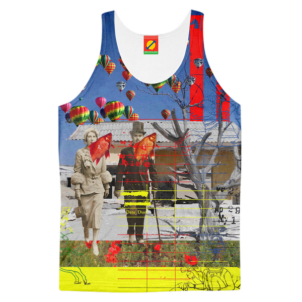 GOING FOR A WALK II Women's All Over Print Tank Top