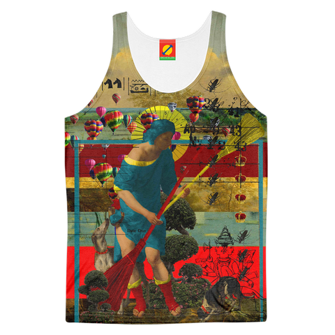 PASSING OUT THE BROOMS II Women's All Over Print Tank Top