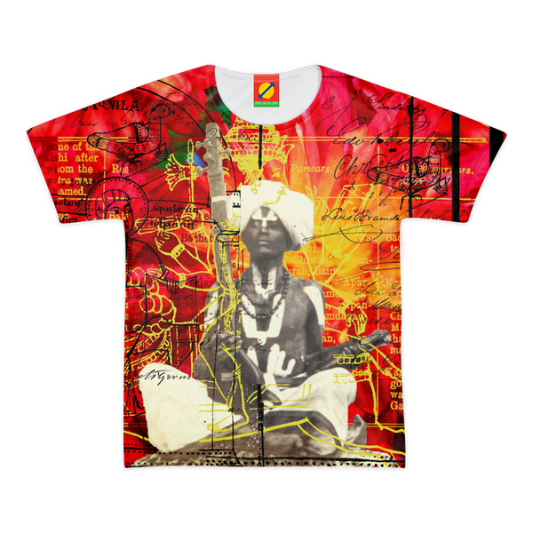THE SITAR PLAYER Men's All Over Print Tee