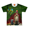 THE DISTORTED KING, THE DISTORTED COLORFUL PARROTS AND THEIR DISTORTED TREASURE OF SPARE TIRES II Men's All Over Print Tee