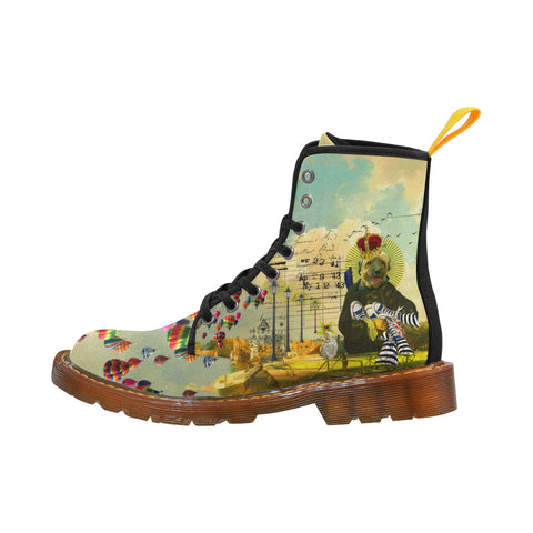 GIVE ME THE CONVERSE Women's All Over Print Fabric High Boots