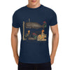 whale and hoopoe 1 3 2 Men's T-Shirt in USA Size (Front Printing Only)