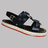 Unisex Hand Made Riveted Leather Sandals With Espadrille Soles