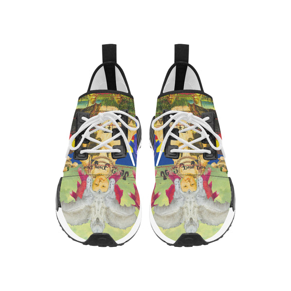 THE WHITE FEATHER HEADDRESS Men’s All Over Print Running Shoes