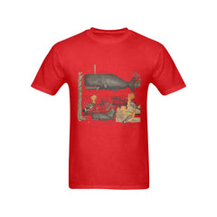 The Whale And The Hoopoe Men's Printed Cotton Tee Shirt