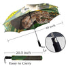 THE SAINT, HIS SNAKE AND HIS COW HAVE COME TO SAVE YOUR SOUL! Semi-Automatic Foldable Umbrella