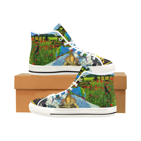 HEY! HERE ARE TWO MORE FOR YOU GUYS. Men's All Over Print Canvas Sneakers