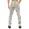 FISH AND A NAUTICAL MAP Men's All Over Print Sweatpants