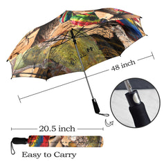 THE KEEPER OF THE ENGINE III Semi-Automatic Foldable Umbrella