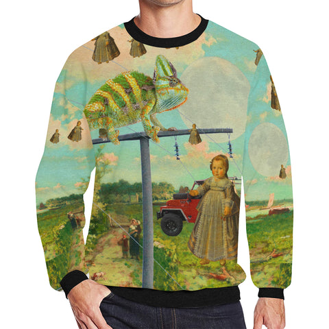 DANDELIONS Men's Oversized Fleece Sweatshirt