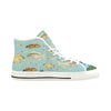 VINTAGE MOTORCYCLES AND COLORFUL FISH... IN THE MOUNTAINS Men's All Over Print Canvas Sneakers