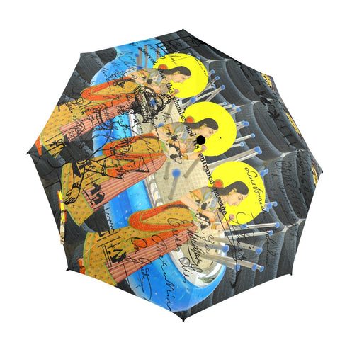 1, 2, 3 V Semi-Automatic Foldable Umbrella
