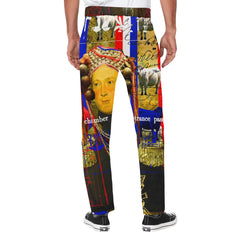 BLEU BLANC ROUGE Unisex All Over Print Casual Pants