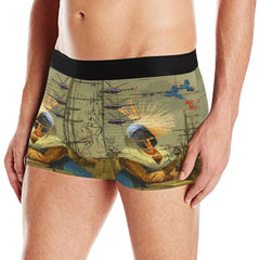 AT THE HARBOUR Men's All Over Print Boxer Briefs