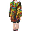 AND THIS, IS THE RAINBOW BRUSH CACTUS. II Unisex Step Hem Tunic Hoodie