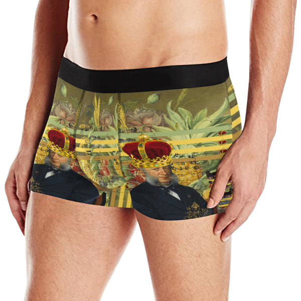 THE FOUR CROWNS Men's All Over Print Boxer Briefs