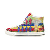 THE WHITE FEATHER HEADDRESS Women's All Over Print Canvas Sneakers