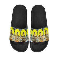 1, 2, 3 V Women's Printed Slides