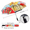 THE SHOWY PLANE HUNTER AND FISH IV Semi-Automatic Foldable Umbrella