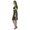 THE FLOWERS OF THE QUEEN Loose Round Neck Dress